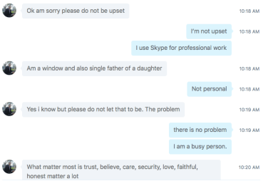 Skype Fraudster 3
